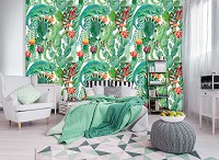 Флизелиновые фото обои кактусы хамелеон (11081V)+клей