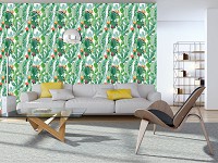 Квіти флізелінові фотошпалери 312x219 см Кактус на білому тлі (11082VEXXL) +клей - вид 7 мініатюра