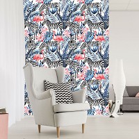 Флізелінові фото шпалери зелень 206x275 см Мозаїка (11084VEA)+клей - вид 6 мініатюра