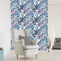 Флизелиновые фото обои банановые листья 206x275 см Мозаика (11085VEA)+клей