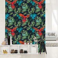 Флизелиновые фото обои абстракция 206x275 см Попугай (11088VEA)+клей - вид 6 миниатюра