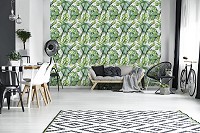 Флізелінові фото шпалери з листям (11097V)+клей