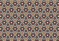 Абстракції флізелінові фотошпалери на стіні соти 520x318 см Шестикутник різнокольорова геометрія (11137VEXXXXXL) +клей - вид 1 мініатюра