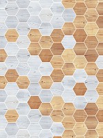 Флизелиновые фото обои под доски 206x275 см Мозаика (11200VEA)+клей - вид 1 миниатюра