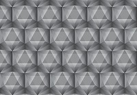 Флизелиновые фотообои абстракция в интерьере 460x300 см Мозаика темная геометрия (11206V12) +клей - вид 1 миниатюра