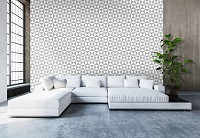 Сучасні флізелінові фотошпалери 312x219 см Сіра дрібна мозаїка (11210VEXXL) +клей - вид 7 мініатюра