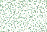 Флізелінові фотошпалери геометрія 416x254 см Світло зелена мозаїка у трикутниках (11213VEXXXL) +клей - вид 1 мініатюра