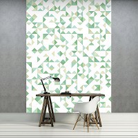 Флизелиновые фото обои треугольники 206x275 см (11213VEA)+клей