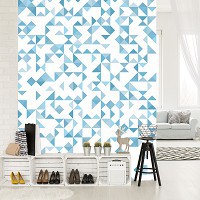 Флизелиновые фото обои с треугольниками 206x275 см (11214VEA)+клей