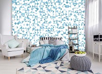 Флизелиновые современные фотообои на стену 254x184 см треугольник (11214V4)+клей