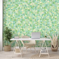 Флизелиновые фото обои в треугольники (11216V)+клей