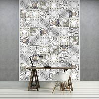 Флизелиновые абстрактные фото обои 206x275 см Плитки (11218VEA)+клей - вид 5 миниатюра
