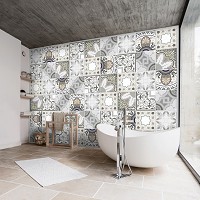 Флизелиновые фото обои под плитку на кухню 254x184 см (11218V4)+клей