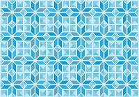 Красиві флізелінові фотошпалери абстракції 520x318 см Світло синя плитка у зірках (11220VEXXXXXL) +клей - вид 1 мініатюра