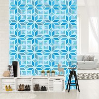 Геометрия на флизелиновых фото обоях 206x275 см Мозаика (11220VEA)+клей