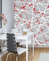 Флизелиновые фото обои с геометрическими фигурами 206x275 см Абстракция (11228VEA)+клей