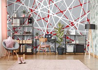 Геометрия на флизелиновых фото обоях Абстракция (11228V)+клей