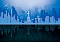 Флизелиновые фото обои Нью-Йорк 416x254 см (11232VEXXXL)+клей - вид 1 миниатюра