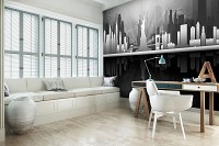 Флизелиновые фотообои город 368x254 см Нью-Йорк (11233V8)+клей