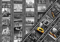 Флізелінові фото шпалери 254x184 см Місто (11234V4)+клей - вид 1 мініатюра