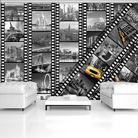 Флизелиновые фото обои 254x184 см Город (11234V4)+клей
