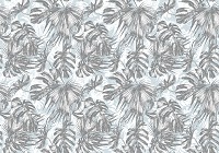 Готові флізелінові фотошпалери 416x254 см Тропічний лист на світлому фоні (11238VEXXXL) +клей - вид 1 мініатюра