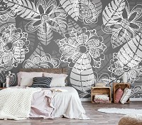 Флизелиновые фотообои листья Цветы (11280V)+клей