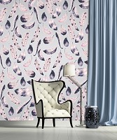 Флизелиновые фото обои перья 206x275 см (11281VEA)+клей