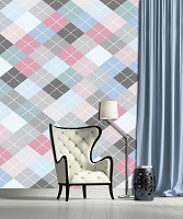 Флизелиновые фото обои на стену 206x275 см Ромб абстракция (11285VEA)+клей