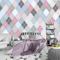 Флизелиновые фото обои абстрактные Ромб (11285V)+клей