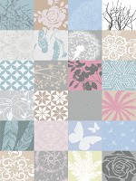 Флизелиновые красивые фото обои абстракция 184x254 см Плитки (11286V4A)+клей - вид 1 миниатюра