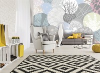 Флизелиновые абстрактные фотообои на стену Мозаика (11287V)+клей