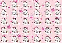 Флізелінові рожеві фото шпалери з однорогами (11333V)+клей - вид 1 мініатюра