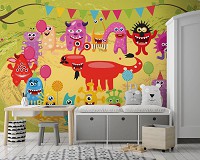 Флизелиновые фото обои на стену Монстры (11340V)+клей