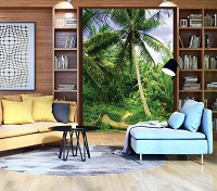 Флизелиновые фото обои красивая природа 206x275 см Пальма (11349VEA)+клей