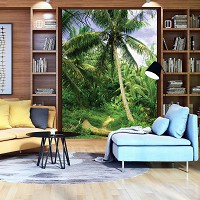 Флизелиновые фото обои лето 184x254 см Пальма (11349V4A)+клей - вид 6 миниатюра