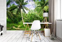 Флізелінові красиві фотошпалери з природою 254x184 см Пальма (11349V4)+клей - вид 6 мініатюра