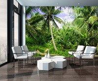 Флізелінові красиві фотошпалери з природою 254x184 см Пальма (11349V4)+клей - вид 7 мініатюра