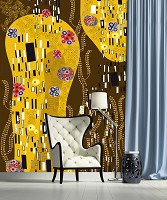 Флизелиновые фотообои в стиле модерн 206x275 см Репродукция картины Густава Климта (11366VEA)+клей