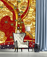 Флизелиновые фото обои 206x275 см Репродукция картины Густава Климта (11367VEA)+клей