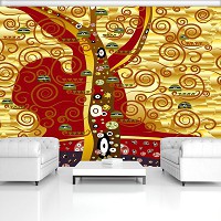 Флизелиновые фотообои живопись 416x254 см Абстракция разноцветные узоры и линии (11367VEXXXL) +клей