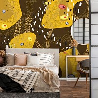 Искусство флизелиновые фотообои 520x318 см Оттенки золота в абстракции узоров (11368VEXXXXXL) +клей