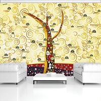 Флизелиновые красивые фото обои 254x184 см Древо жизни (11370V4)+клей