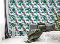 Флизелиновые фото обои абстракция 254x184 см Цветы (11395V4)+клей