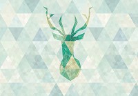 Флізелінові фото шпалери 254x184 см Олень (11400V4)+клей - вид 1 мініатюра