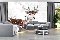 Флизелиновые фото обои с фигурами Олень (11404V)+клей