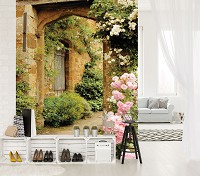 Флізелінові 3Д фотошпалери з природою 184x254 см Алея (11423V4A)+клей - вид 6 мініатюра