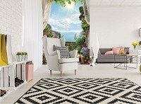 Флизелиновые 3D фотообои для кухни цветы 206x275 см море под солнцем 11426VEA+клей - вид 5 миниатюра