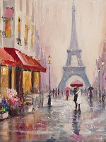 Флизелиновые фото обои город 184x254 см Париж (11512V4A)+клей - вид 1 миниатюра