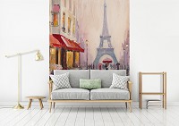 Флизелиновые фото обои город 184x254 см Париж (11512V4A)+клей